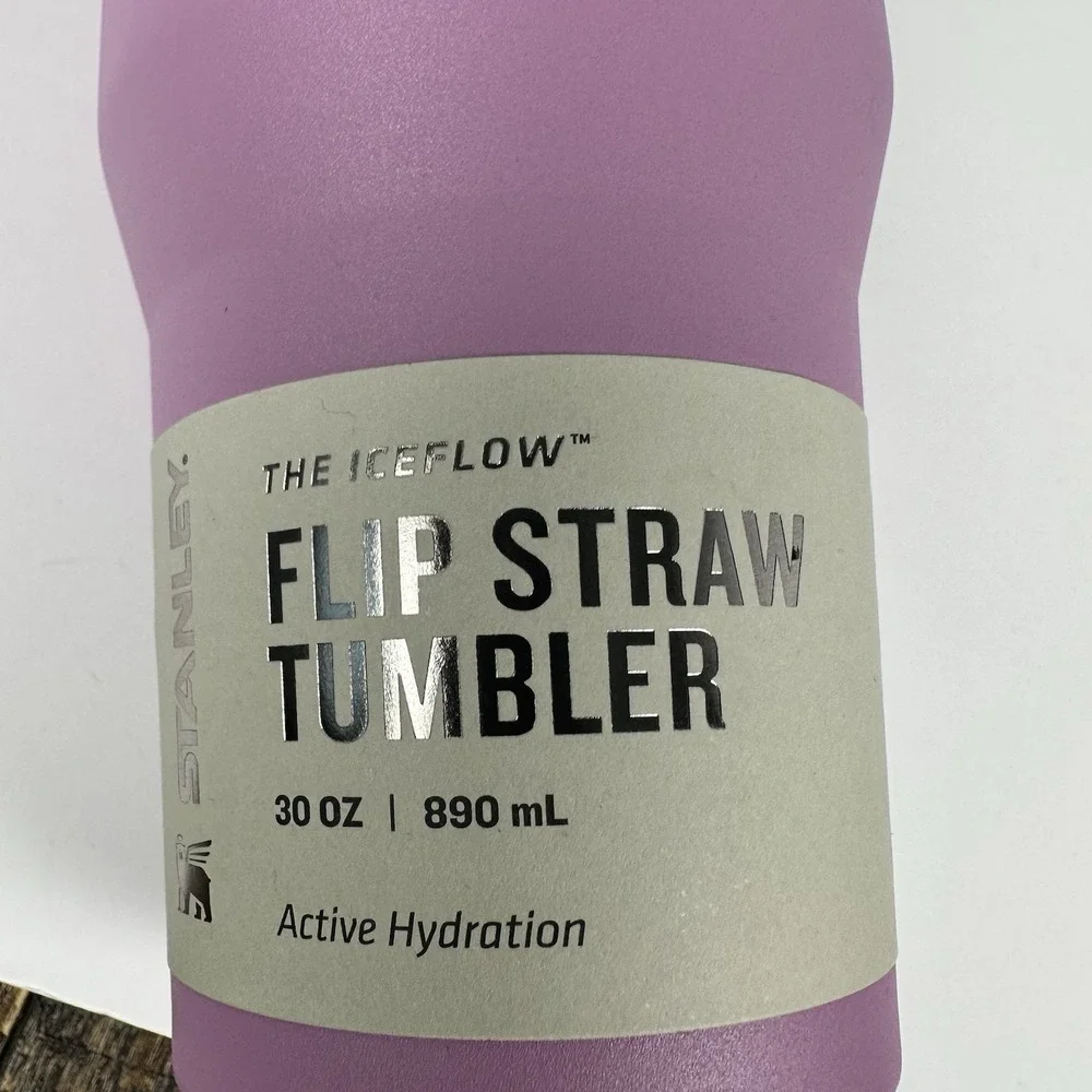 Stanley Tumbler Purple Lavender IceFlow Flip Straw 30oz Insulated Leak Resistant